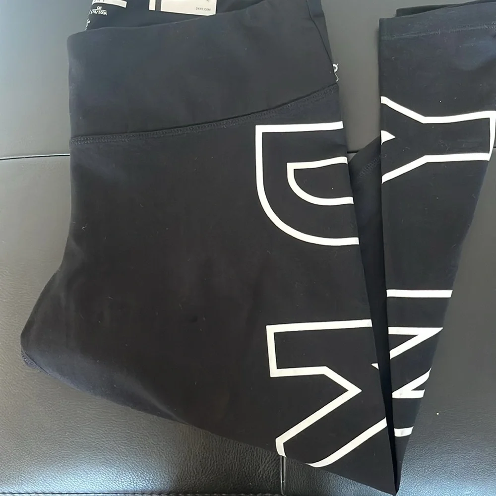 DKNY Sport Black Leggings - Picture 3 of 4